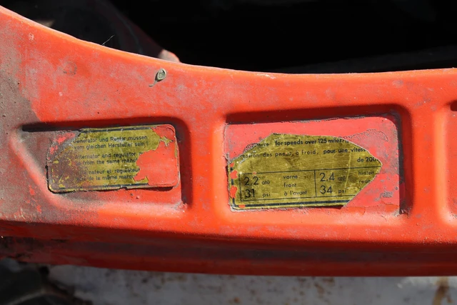 Details - Aufkleber Reifendruck